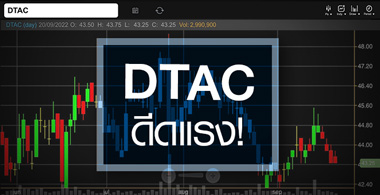 DTAC ดีดแรง-วอลุ่มแน่น …ดีลควบ TRUE กลับมามีหวัง ! 