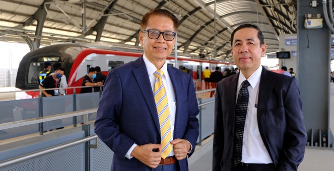 IND ร่วมทดสอบนั่งรถไฟฟ้าสายสีแดง ช่วงบางซื่อ-รังสิต