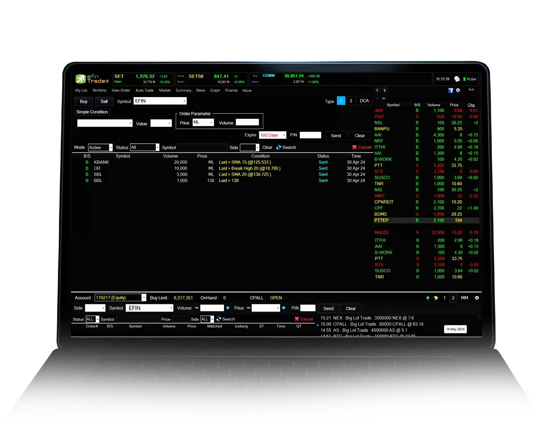 ô efin Trade Plus