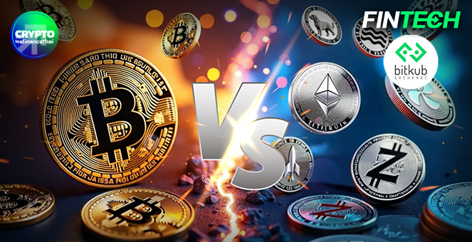 รูป ปี 2025 การลงทุนใน Bitcoin และ Altcoin ต่างกันยังไง? เจาะสถิติราคา ผลตอบแทนและความเสี่ยง