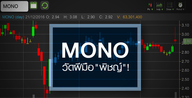 รูป MONO รับข่าวดี รัฐยืดจ่ายไลเซนส์ แต่ระวังงบ Q4/59 ส่อขาดทุน