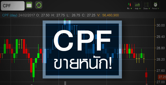 รูป ขายหนัก CPF ก่อนประกาศงบวันนี้ แม้แนวโน้มดี แต่ไม่เหมาะลงทุนสั้น