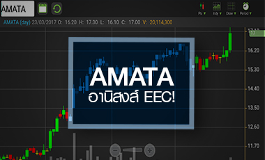 AMATA อานิสงส์ EEC ดันหุ้นใกล้ทะลุเป้าหมาย