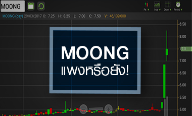 MOONG เดินหน้าสู่ราคาเหมาะสม พบผู้บริหารปล่อยของระหว่างทาง