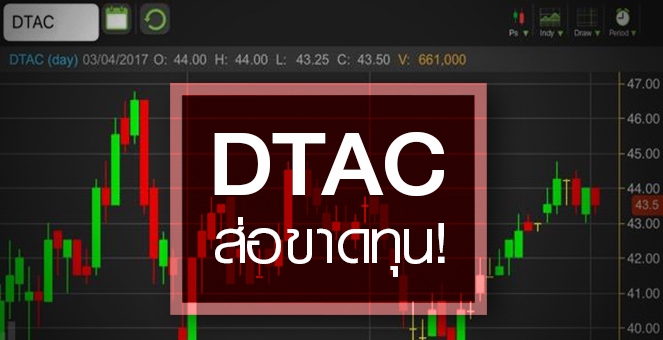 รูป จับตา DTAC ราคาแซงพื้นฐาน - งบ Q1/60 ส่อขาดทุนเป็นครั้งแรก
