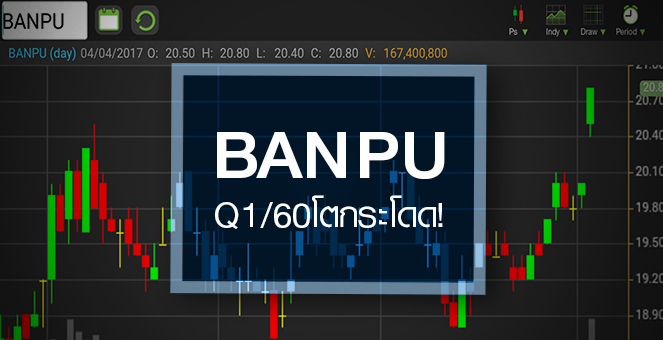 รูป BANPU นิวไฮรอบ 5 เดือน เข้าใกล้ราคาเหมาะสม เก็งงบ Q1/60 โตกระโดด