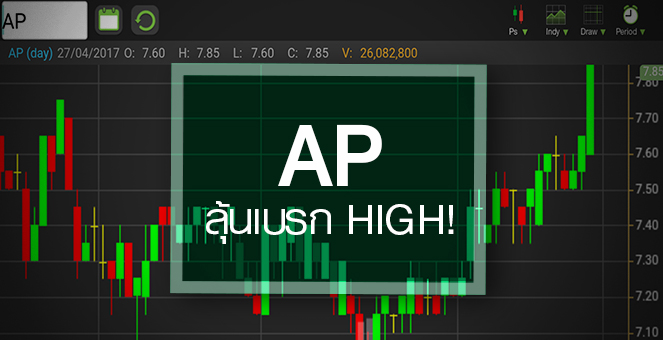 รูป AP ลุ้นเบรก High รอบ 4 ปี ก่อนขึ้น XD 8 พ.ค. นี้