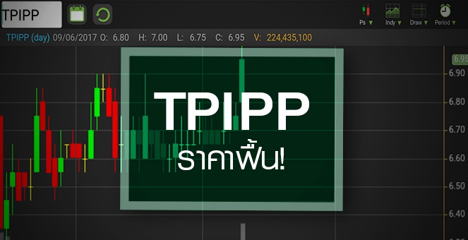 รูป TPIPP วอลุ่มเข้า ดันราคาลุ้นยืนเหนือจองครั้งแรก