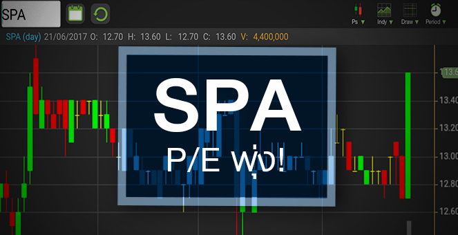 รูป SPA กระตุกแรงรับแผนบุก ตปท. ดัน P/E พุ่งเกือบ 50 เท่า