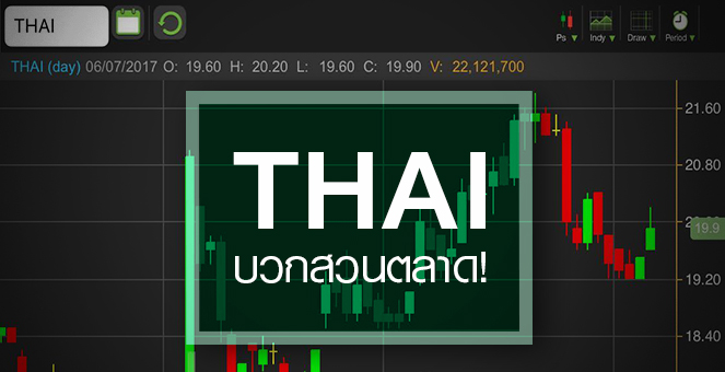 รูป THAI วอลุ่มทะลัก 300% พื้นฐานดีขึ้น แต่ระวัง Q2 พลิกขาดทุน