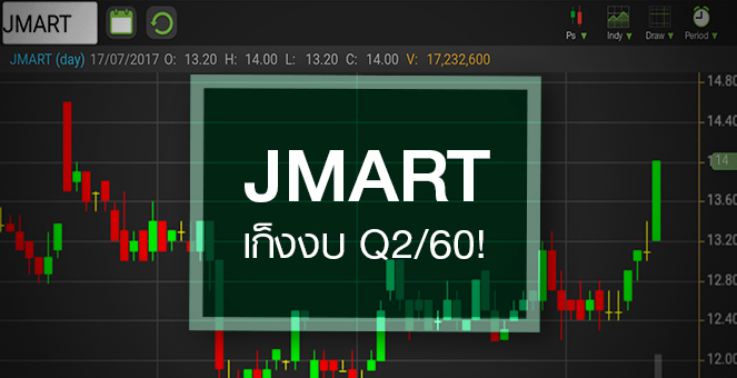 รูป JMART คึกคัก เก็งงบ Q2/60 กำไรแรง - ราคา laggard หุ้นลูก