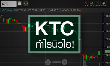 KTC เด้งรับงบ Q2/60 ยังโตดี จับตาเกมหลังจากนี้อาจไม่ง่าย
