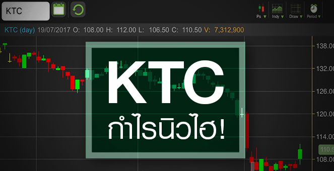 รูป KTC เด้งรับงบ Q2/60 ยังโตดี จับตาเกมหลังจากนี้อาจไม่ง่าย