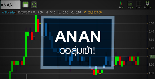 รูป ANAN เทรดคึก รับแนวโน้มเชิงบวก แต่ระวัง Q3/60 กำไรอ่อนตัว