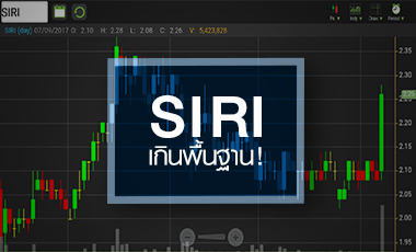 SIRI วอลุ่มพุ่ง แม้พื้นฐานดีแต่ระวังราคาแรงเกินไป