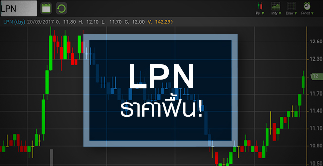 รูป LPN หุ้นเด้งสวนกระแสงบ Q3/60 ยังอ่อนแอ