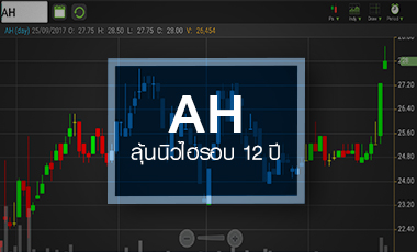 AH ลุ้นแตะจุดสูงสุดในรอบ 12 ปี แต่ระวังราคาใกล้เต็มมูลค่า