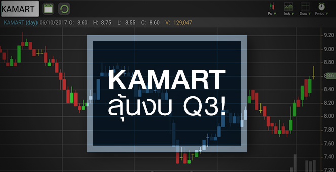 รูป KAMART วอลุ่มทะลัก ลุ้นกำไร Q3/60 มาตามนัดหรือไม่
