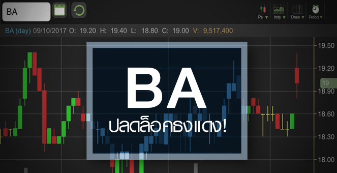 รูป BA พุ่งรับปลดธงแดง - ราคายัง Laggard กลุ่ม