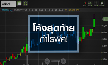 ANAN พุ่งแรง เก็งงบ Q4/60 ถึงจุดพีค แต่การเติบโตปีหน้ายังน่าห่วง