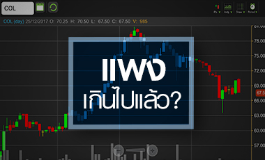 COL ราคาสะดุดชั่วคราว หรือ แพงเกินไปแล้ว?