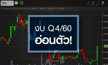 TKN วอลุ่มทะลัก เก็งงบปีนี้โตแรง แต่ระวัง Q4/60 กำไรอ่อนตัว