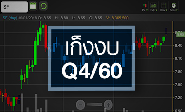 SF พุ่ง 3 วันติด เก็งงบแจ่ม จับตาปี 61 เปิดพื้นที่เช่าเพียบ!