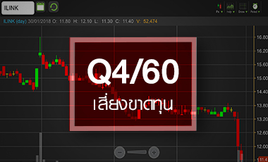ILINK โบรกฯ รุมหั่นประมาณการ จับตา Q4/60 เสี่ยงขาดทุน
