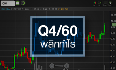 ICHI คึกคักเก็งงบ Q4/60 พลิกกำไร จับตาผ่านจุดต่ำสุดแล้วหรือยัง
