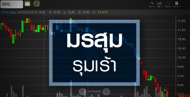 รูป EPG เจอมรสุม กดราคาหุ้นนิวโลว์รอบ 2 ปีครึ่ง