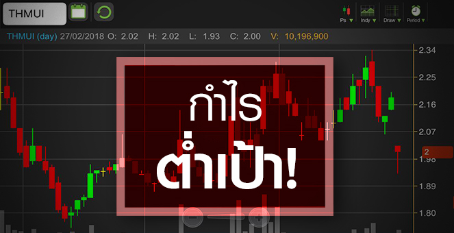 รูป THMUI ร่วงแรง ผิดหวังงบปี 60 จับตาแผนขยายธุรกิจตาม EEC ฟื้นเชื่อมั่น