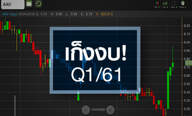 AAV รีบาวน์ 3 วันติด! เก็งงบ Q1/61 โตโดดเด่น