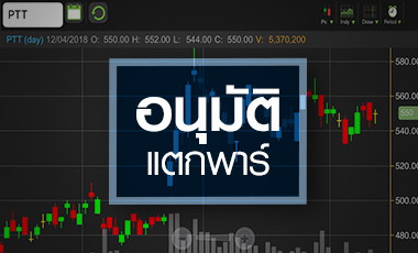 PTT กระตุกบวก เก็งอนุมัติแตกพาร์วันนี้ โบรกฯ เตือนระวัง Sell on Fact