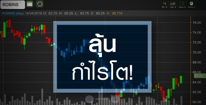 รูป ROBINS ลุ้นกำไรกลับมาโต แต่ราคายังซึม