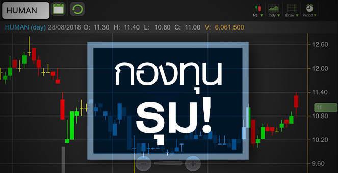 รูป HUMAN วอลุ่มทะลัก! สแกนพบกองทุนถือเพียบ
