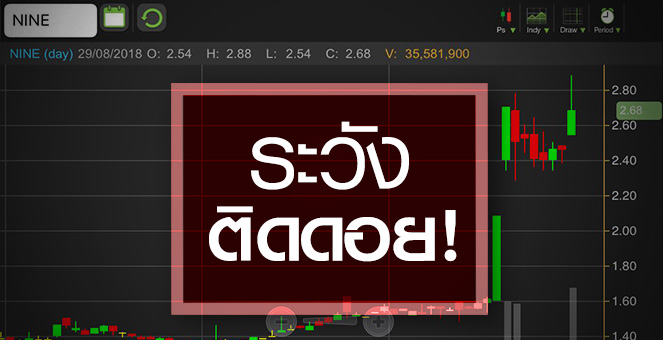 รูป NINE จุดพลุเก็งกำไร ระวังติดดอยเหตุพื้นฐานยังไม่เปลี่ยน