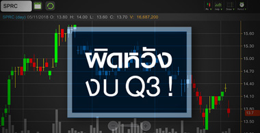 SPRC ส่อแววซึมยาวหลังโชว์งบโค้ง 3 น่าผิดหวัง ลุ้นปันผลน่าสนใจ