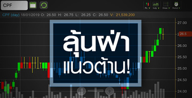 CPF ลุ้นฝ่าแนวต้านรอบ 2 ปี รับกำไรปกติปี 62 โตแรง