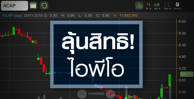 ACAP เทรดคึก จับตาแห่ตุนหุ้นรับสิทธิไอพีโอ GSC คุ้มค่าหรือไม่?