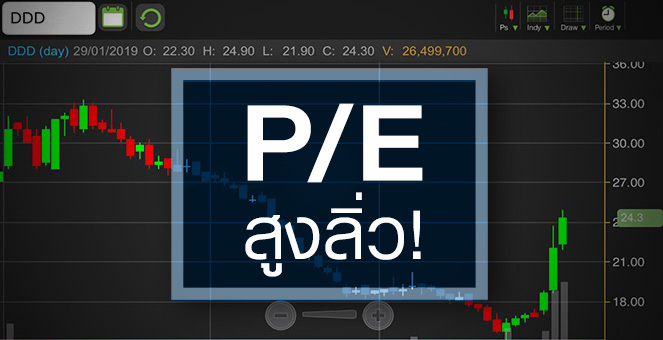 รูป DDD วงการคาดกำไร Q1/62 ฟื้นตัว แต่ระวังหุ้นพุ่งดัน P/E สูงลิ่ว