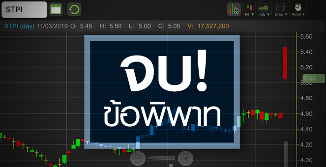 STPI ดีด!คลายกังวลข้อพิพาท แต่พื้นฐานยังต้องลุ้น