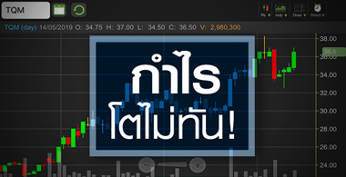 TQM ร่วงสวนกำไรโต กังวลค่าใช้จ่ายสูงฉุดกำไรไม่ถึงฝัน