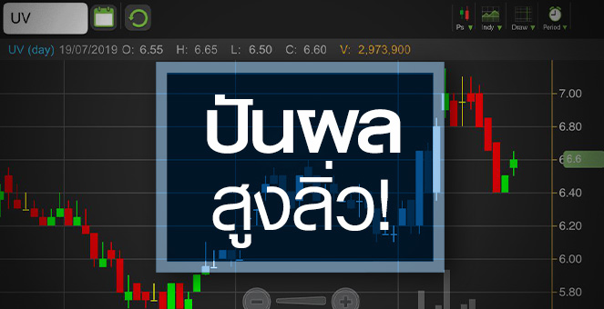 รูป UV ใจป้ำ! เคาะแจกปันผลสูงเกินคาด