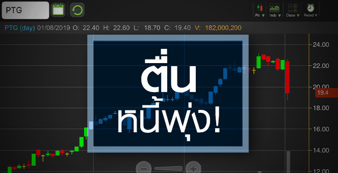 รูป PTG เจอฆาตกรรม (หุ้น) ต่อเนื่อง ตื่นหนี้พุ่งแตะ 1.5 หมื่นลบ.