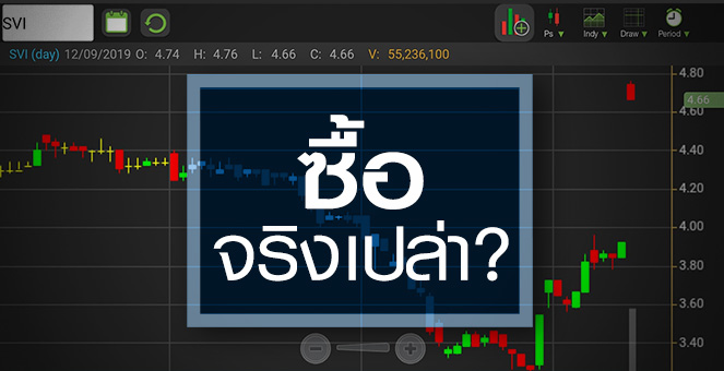 รูป อ่านเกม SVI หลังซีอีโอประกาศทำเทนเดอร์ฯ ราคาสูงลิ่ว