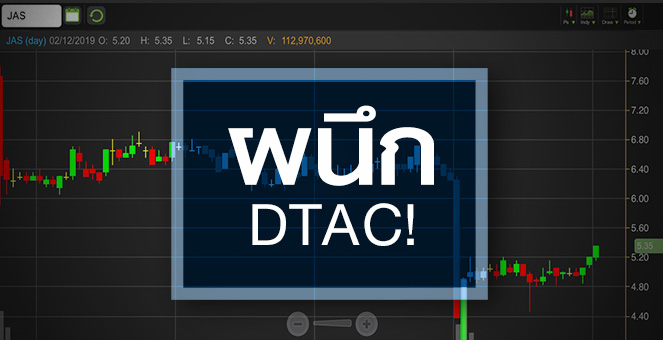 รูป JAS เด้งรับ"ดีแทค"...แต่ต้องลุ้นว่าได้ประโยชน์แค่ไหน?