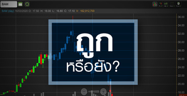 BAM งบโตแรงอาจไม่มี...แต่ราคานี้ก็ถูกไป!