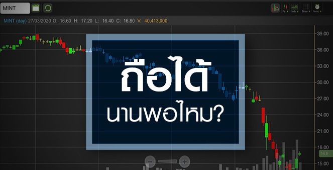 รูป MINT ระยะสั้นพื้นฐานแย่...แต่"เซียน"เห็นอะไรไล่เก็บหุ้นก่อน!
