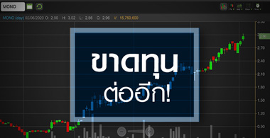 MONO ส่อขาดทุนติด 3 ปี พยุงสุดฤทธิ์ยังแนะนำได้แค่"ขาย"
