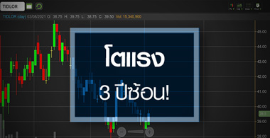 TIDLOR เด้งสวนตลาด..จับตากำไรโตแรง 3 ปีซ้อน!